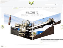 Tablet Screenshot of emerald-resources.com